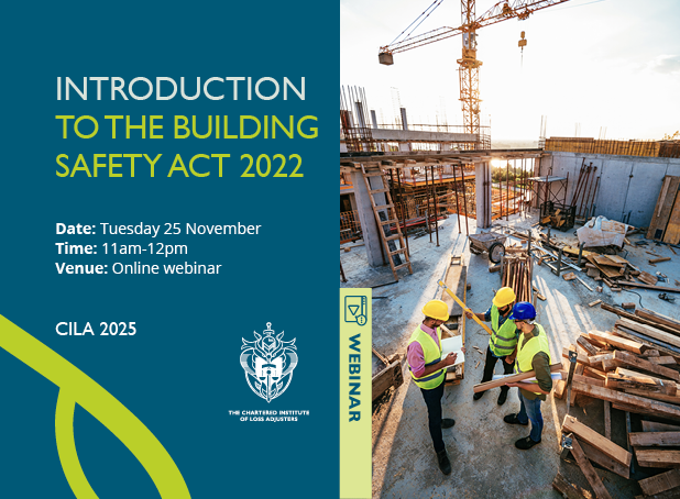 Upcoming Webinar: Introduction to the Building Safety Act 2022